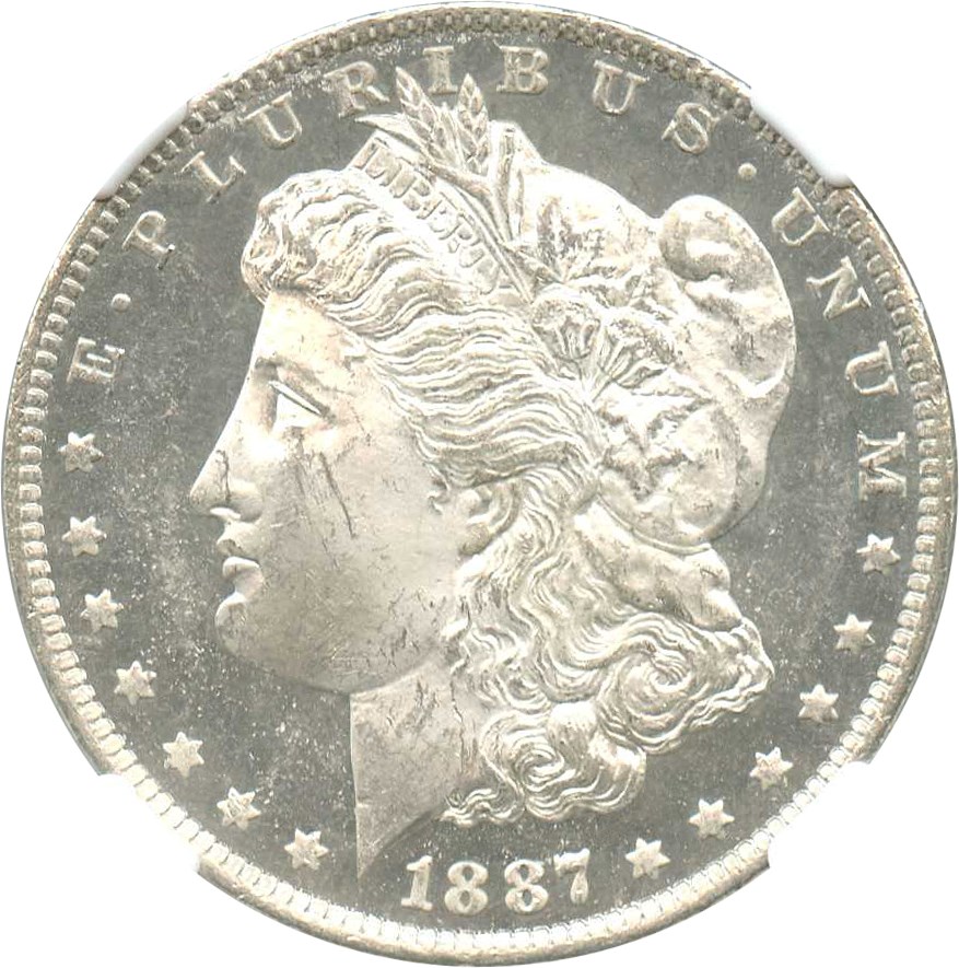 image for: 1887-O $1 NGC MS63 DMPL