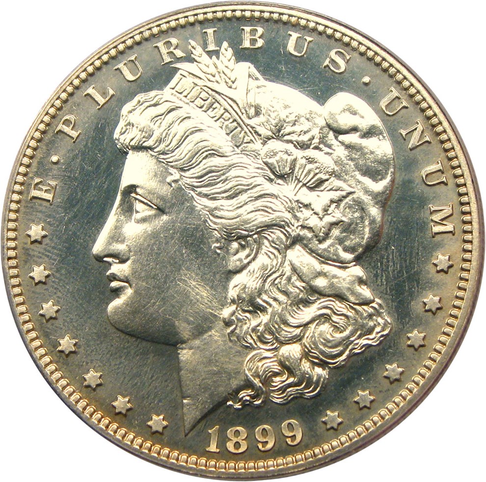 image for: 1899 $1 PCGS Proof 63 (OGH)