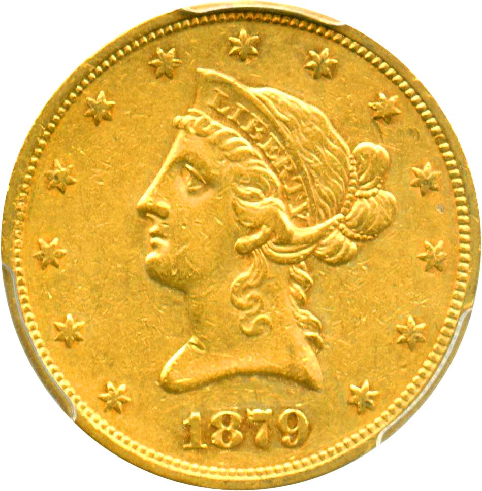 image for: 1879-S $10 PCGS AU55