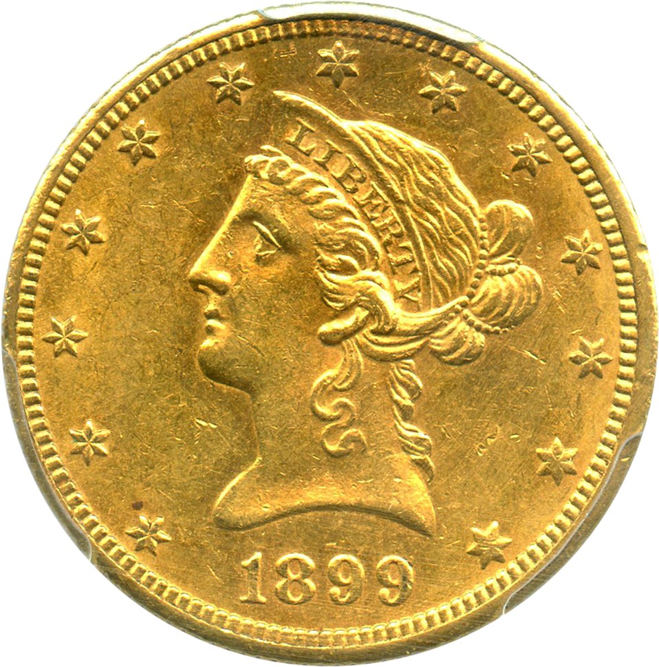 image for: 1899-O $10 PCGS MS61