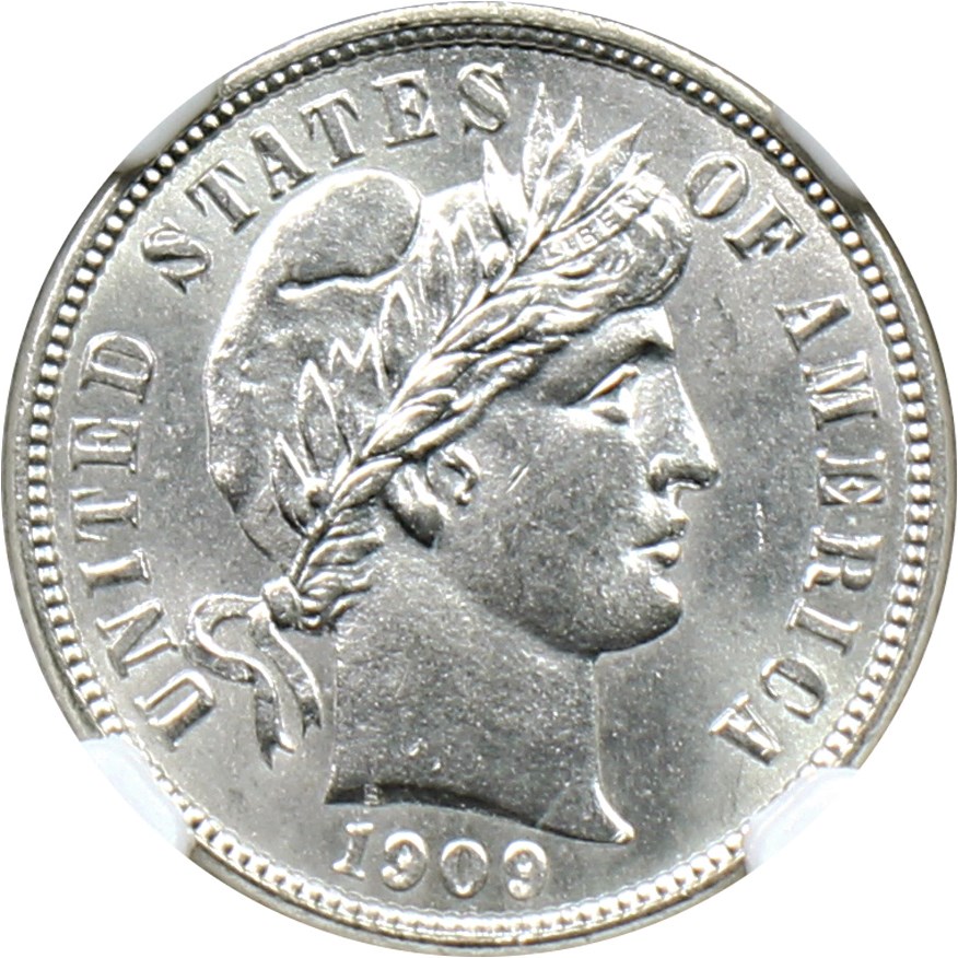 image for: 1909-O 10c NGC MS65 - DLRC Discount