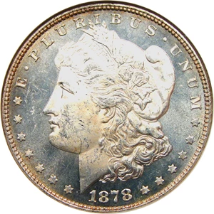 image for: 1878 8TF $1 NGC MS63 PL