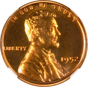 image for: 1952 1c NGC Proof 67 RD