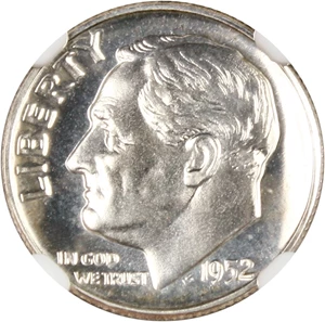 image for: 1952 10c NGC Proof 67