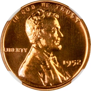 image for: 1952 1c NGC Proof 67 RD