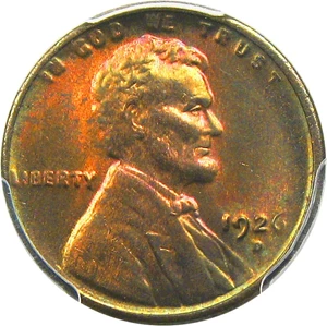image for: 1926-D 1c PCGS/CAC MS64 RB