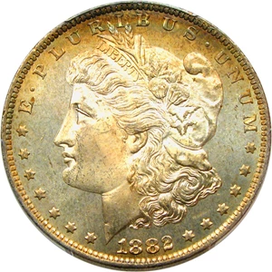 image for: 1882-O $1 PCGS/CAC MS65 PL