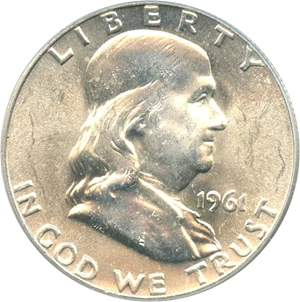 image for: 1961 50c PCGS MS64 FBL (OGH)