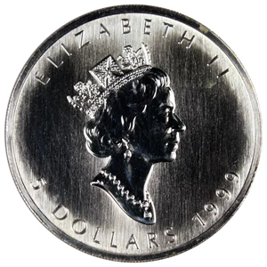 image for: Canada: 2002 Bimetallic $2 NGC PR69 UCAM & 1999 Silver $5 Maple Leaf ICG MS61