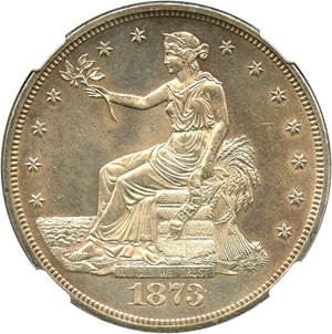 image for: 1873 Trade$ NGC/CAC MS61