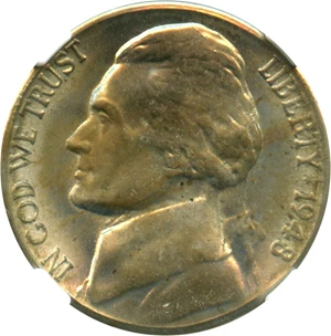 image for: 1948-S 5c NGC MS64 (Highland Collection) - No Reserve!