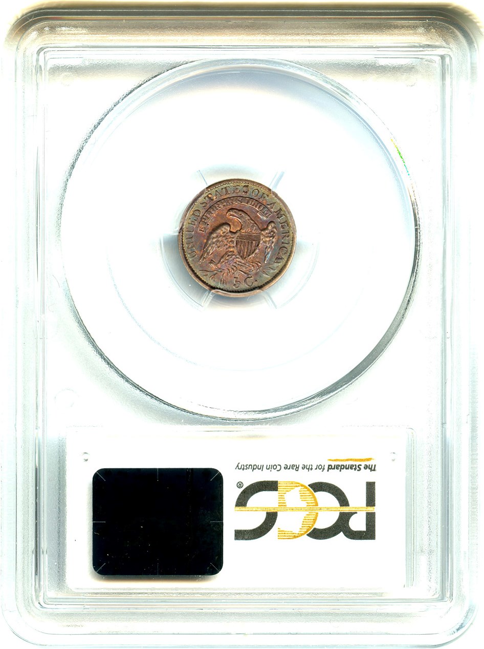 image for: 1834 H10c PCGS/CAC AU53 (3/Inverted 3, FS-301, LM-3, FS-000.3)