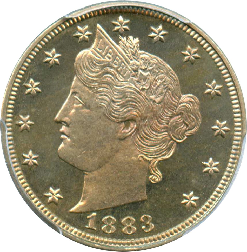 image for: 1883 5c PCGS Proof 65 CAM (With Cents)