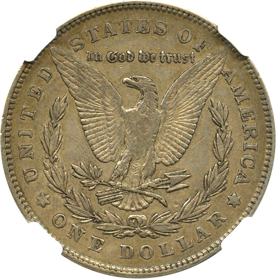image for: 1878 7TF $1 NGC XF45 (Reverse of 1878, VAM-115, Triple Blos)