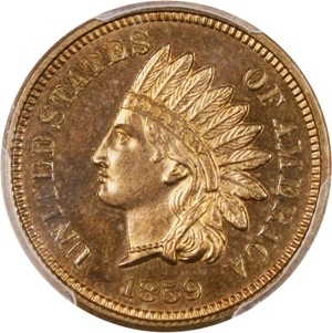 image for: 1859 1c PCGS/CAC Proof 64+