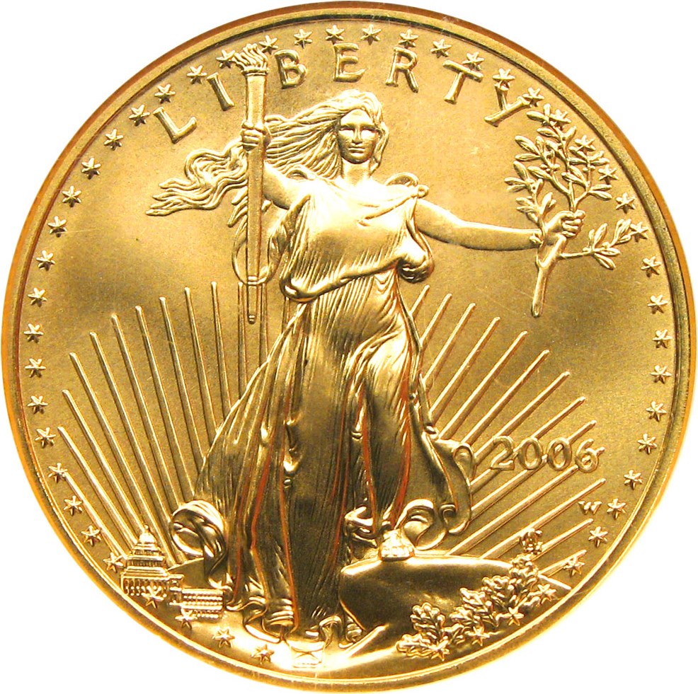 image for: 2006 Gold Eagle $50 NGC MS69
