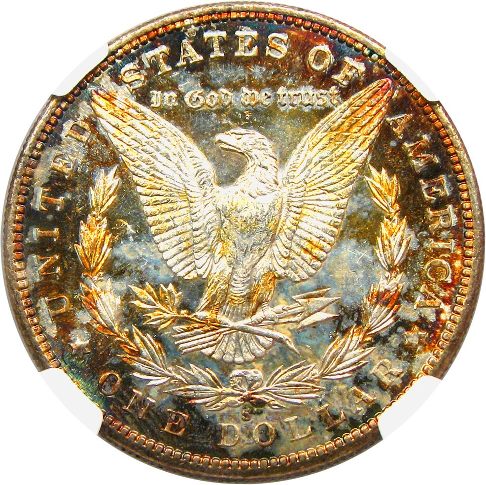 image for: 1886-S $1 NGC/CAC MS63 PL
