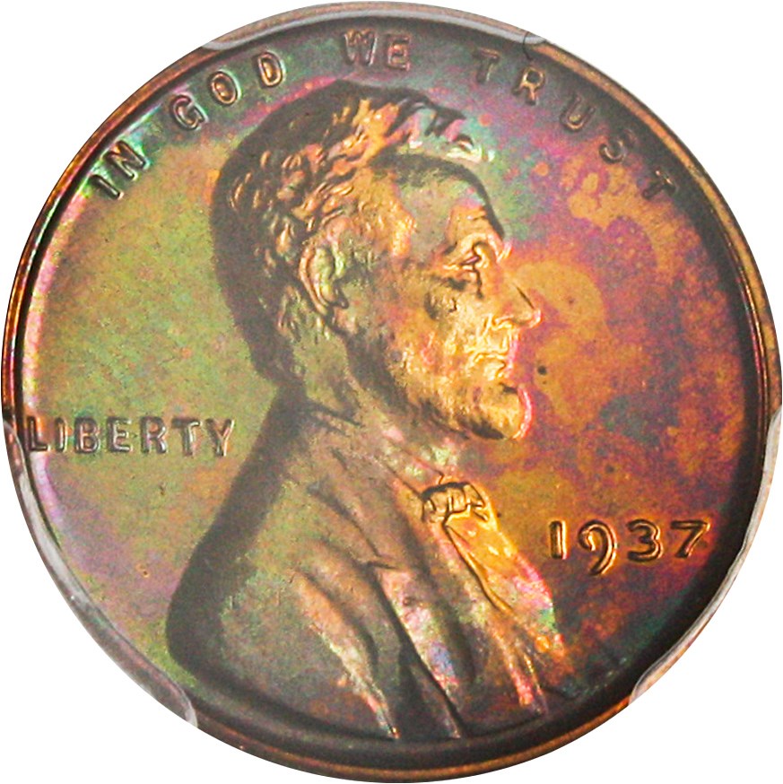 image for: 1937 1c PCGS/CAC Proof 64 RB