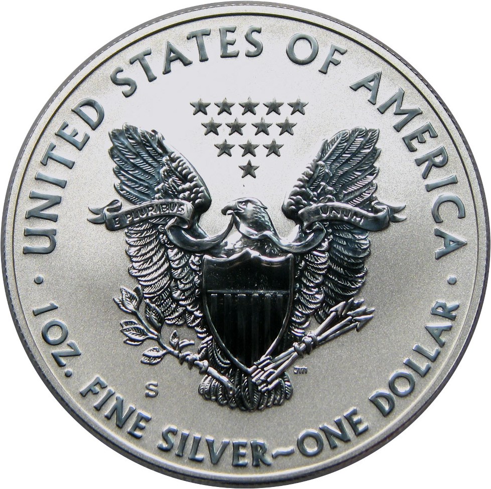 image for: 2012-S $1 Silver Eagle PCGS Reverse Proof 69 (75th Anniversary SF Mint Set) - No Reserve!