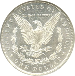 image for: 1887/6-O $1 NGC/CAC AU58 PL