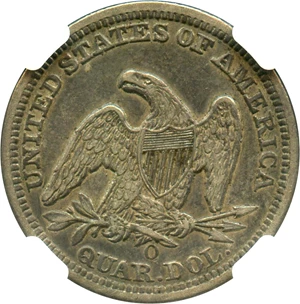 image for: 1856-O 25c NGC/CAC XF40