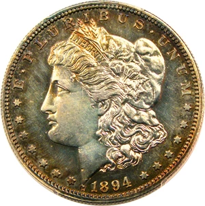image for: 1894 $1 PCGS Proof 63