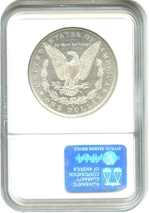 image for: 1887/6-O $1 NGC/CAC AU58 PL