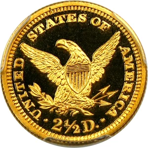 image for: 1907 $2 1/2 PCGS/CAC Proof 67 CAM