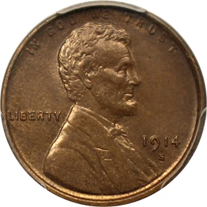 image for: 1914-S 1c PCGS/CAC MS64 BN