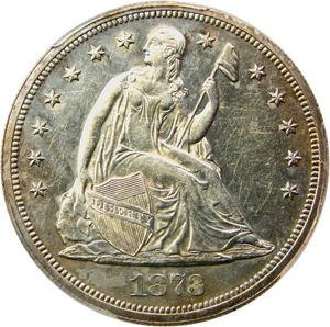 image for: 1873 $1 PCGS/CAC Proof 55