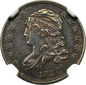 image for: 1828 10c NGC MS61 (Small Date, JR-1)