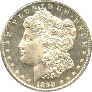image for: 1898-O $1 PCGS/CAC MS65 DMPL