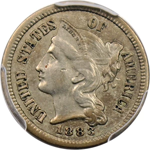 image for: 1883 3cN PCGS AU50