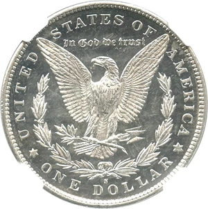 image for: 1891-S $1 NGC MS62 PL