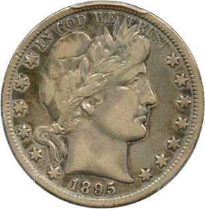 image for: 1895-O 50c PCGS VF20