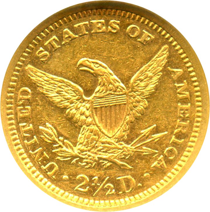 image for: 1874 $2 1/2 NGC AU58