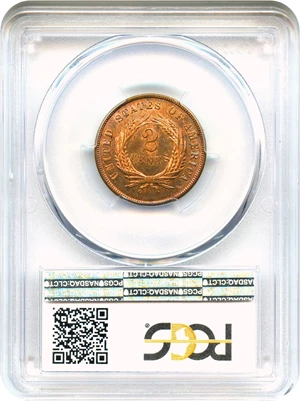 image for: 1872 2c PCGS MS66 RB