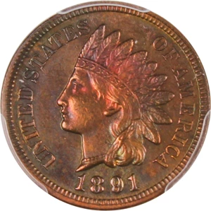 image for: 1891 1c PCGS Proof 64 RB