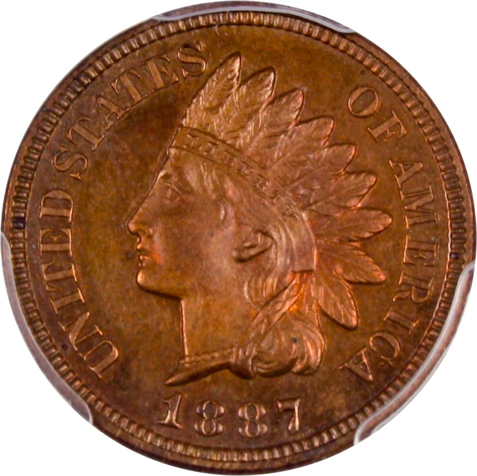 image for: 1887 1c PCGS Proof 64 RB
