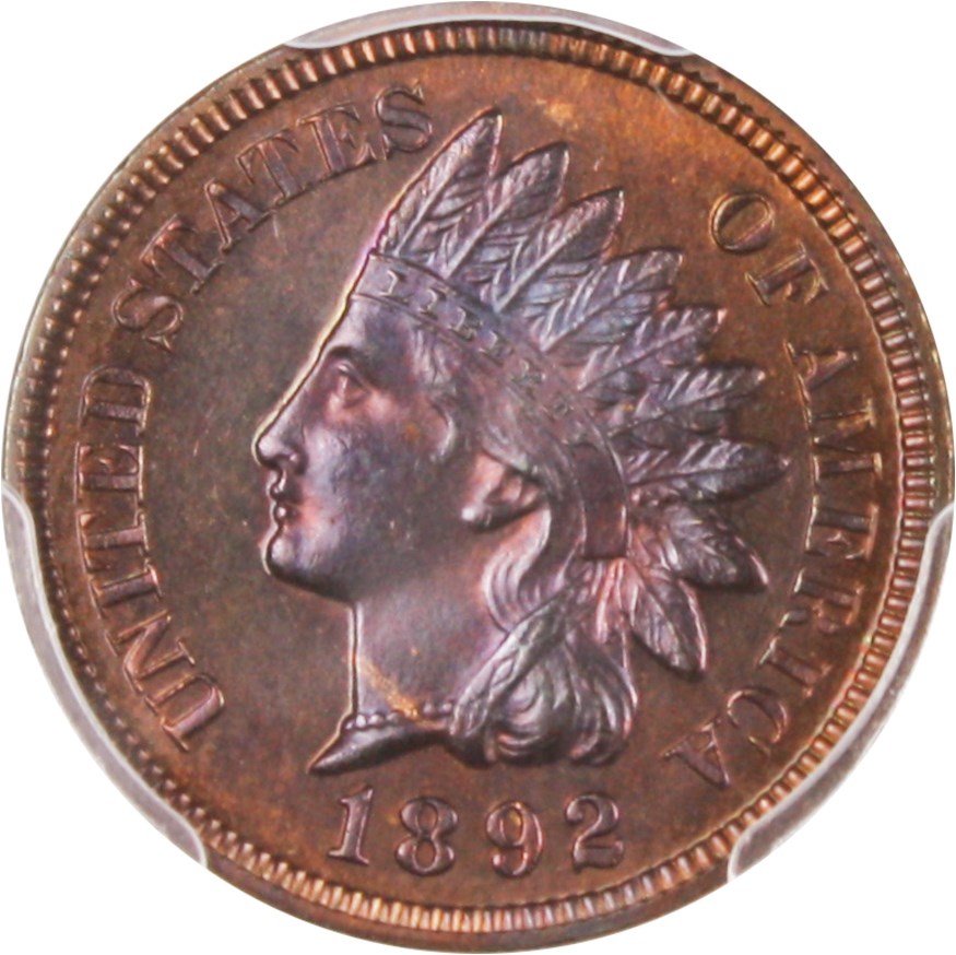 image for: 1892 1c PCGS Proof 64 RB
