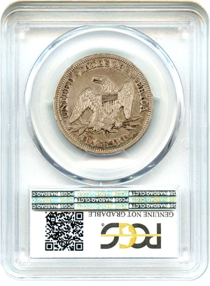 image for: 1858-O 50c PCGS Genuine XF Details (Cleaning)