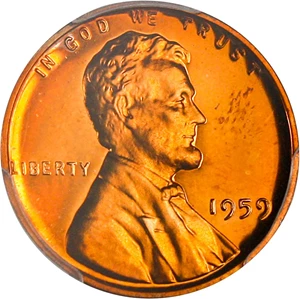 image for: 1959 1c PCGS Proof 67 RD DCAM