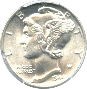 image for: 1944 10c PCGS MS66 FB