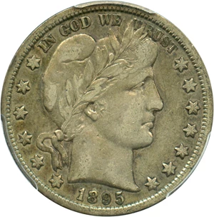 image for: 1895-O 50c PCGS VF25