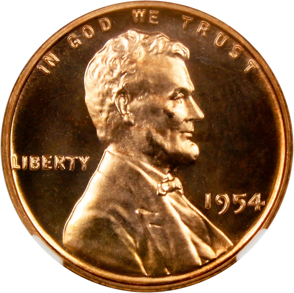 image for: 1954 1c NGC Proof 67 RD CAM