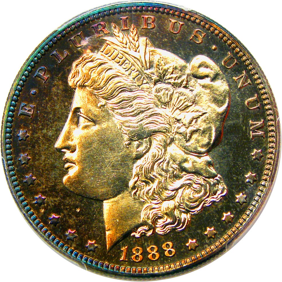 image for: 1888 $1 PCGS/CAC Proof 63 CAM