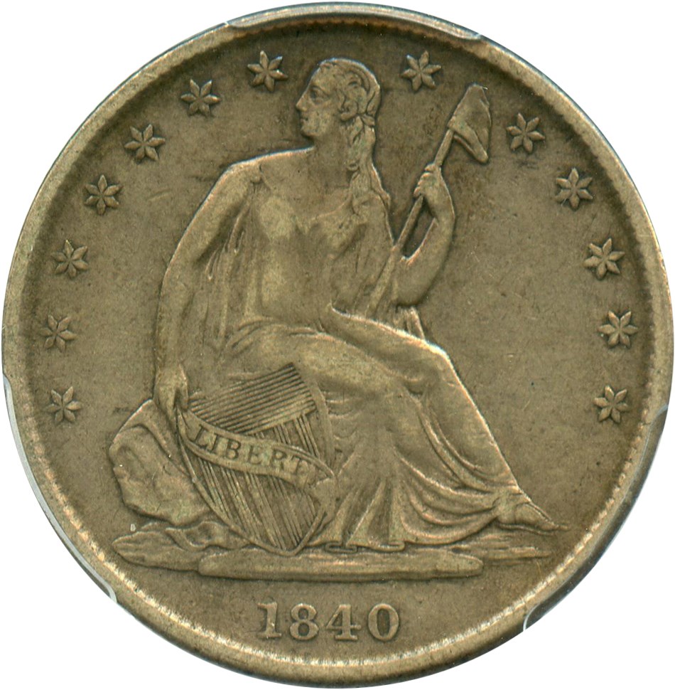 image for: 1840-O 50c PCGS/CAC VF35