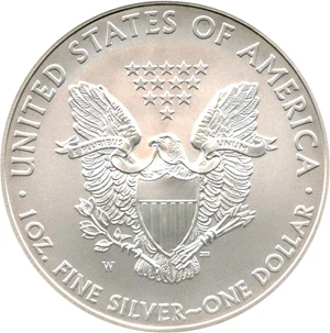 image for: 2008-W Silver Eagle $1 PCGS MS69 (Burnished)