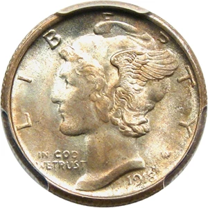 image for: 1918-S 10c PCGS MS66