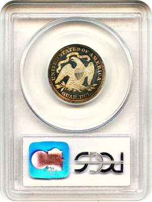 image for: 1890 25c PCGS Proof 64 DCAM